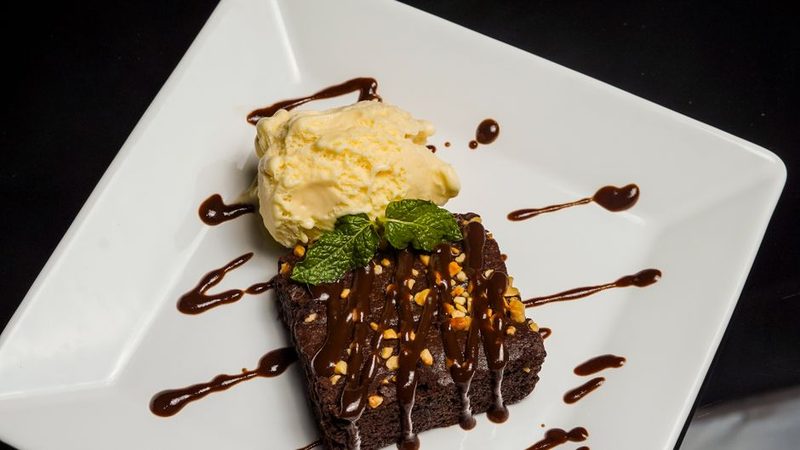 Brownie con Helado